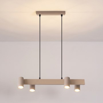 Brilagi - Suspension sur câble SELE 4xGU10/30W/230V beige