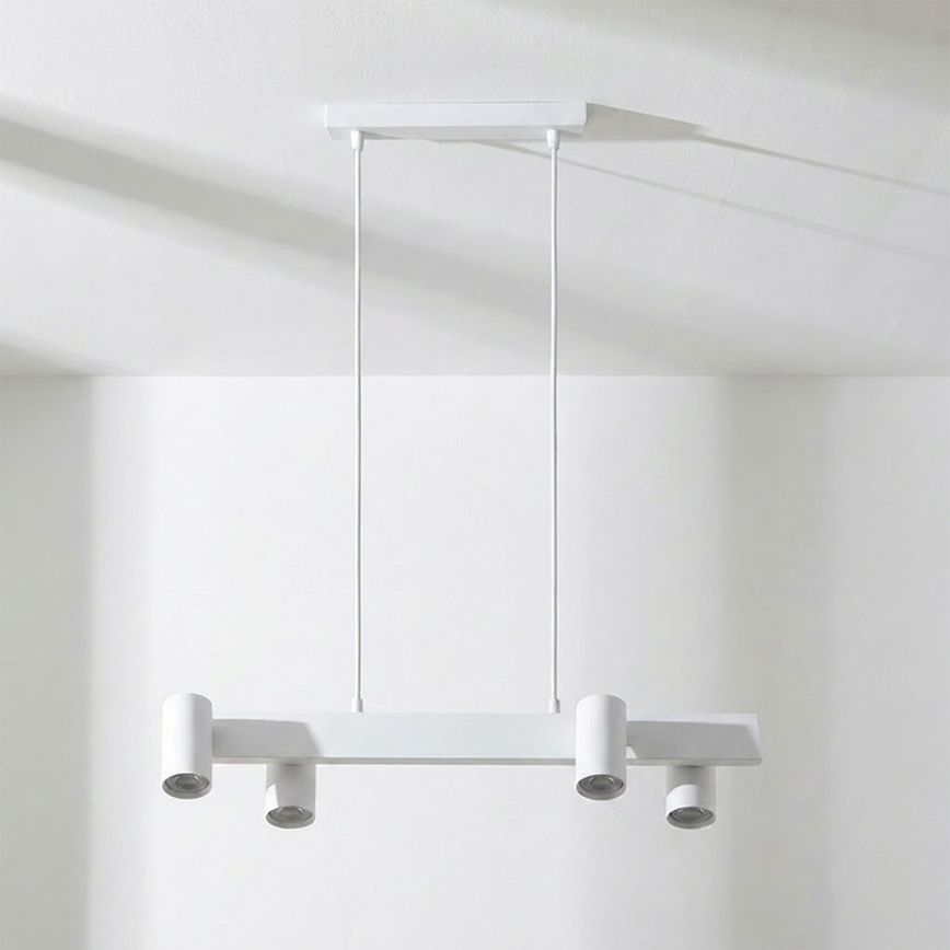 Brilagi - Suspension sur câble SELE 4xGU10/30W/230V blanc