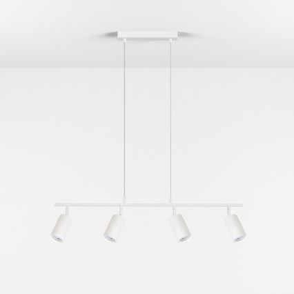 Brilagi - Suspension sur câble SELE 4xGU10/30W/230V blanche