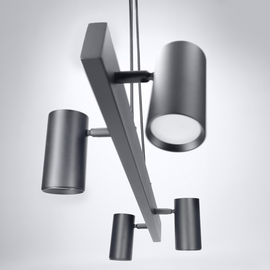 Brilagi - Suspension sur câble SELE 4xGU10/30W/230V noir