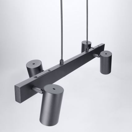 Brilagi - Suspension sur câble SELE 4xGU10/30W/230V noir