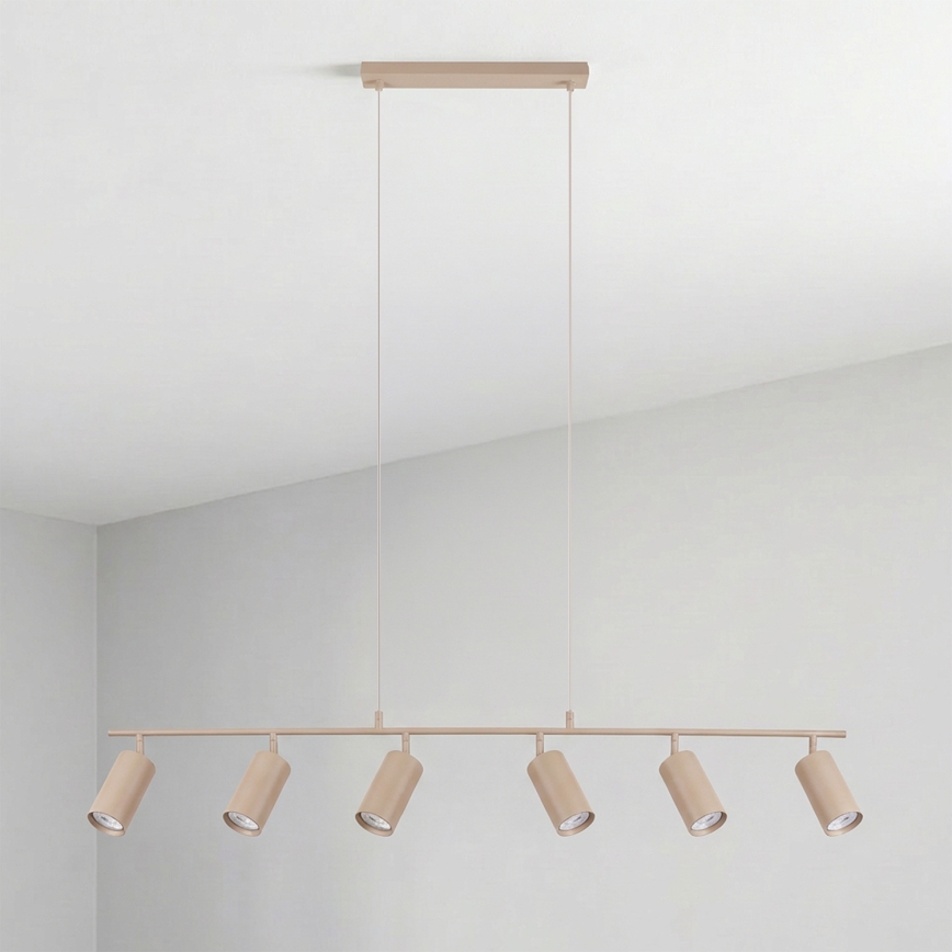 Brilagi - Suspension sur câble SELE 6xGU10/30W/230V beige