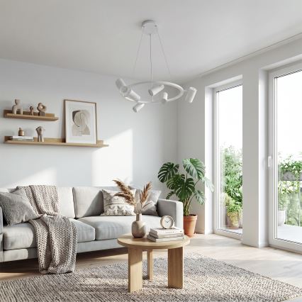 BRILAGI - Suspension sur câble SELE 6xGU10/30W/230V blanc