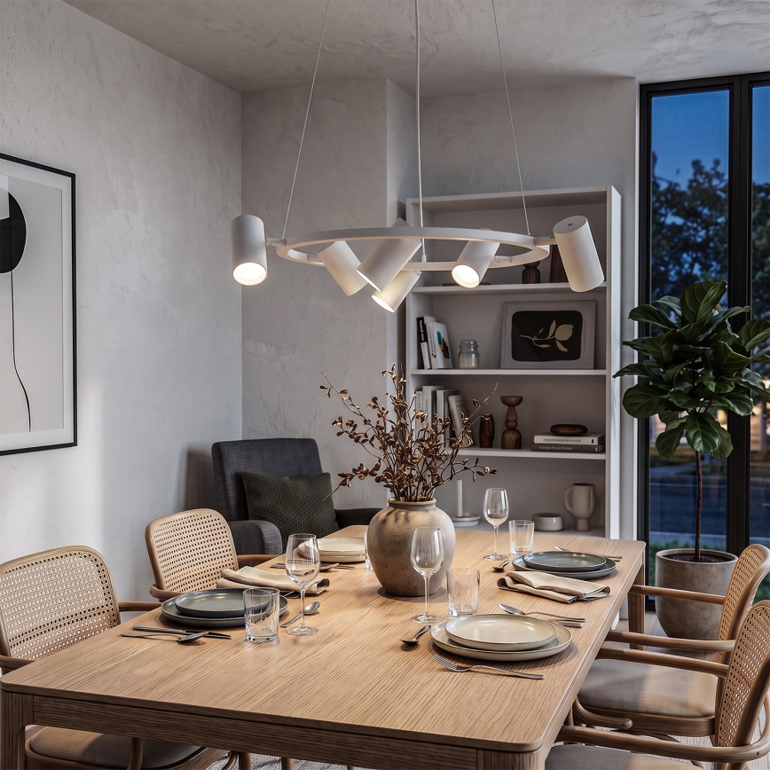 BRILAGI - Suspension sur câble SELE 6xGU10/30W/230V blanc