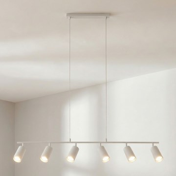 Brilagi - Suspension sur câble SELE 6xGU10/30W/230V blanche