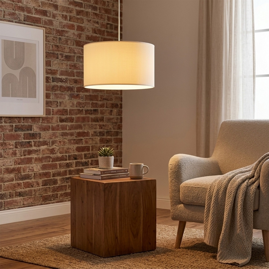 Brilagi - Suspension sur câble SIRIJA MODERN 1xE27/60W/230V Ø 35 cm crème