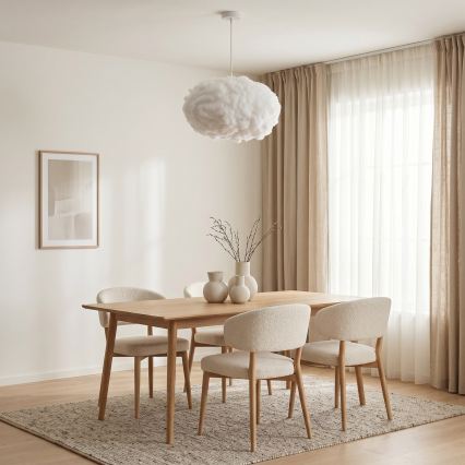 Brilagi - Suspension sur câble SOLEAIR 2xE27/40W/230V Ø 60 cm blanche