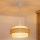 Brilagi - Suspension sur câble SPACE 1xE27/60W/230V Ø 40 cm beige/crème