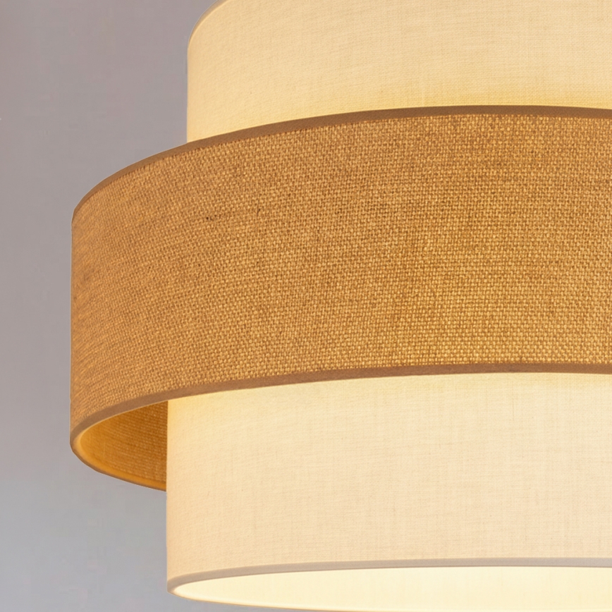 Brilagi - Suspension sur câble SPACE 1xE27/60W/230V Ø 40 cm beige/crème