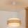 Brilagi - Suspension sur câble SPACE 1xE27/60W/230V Ø 40 cm beige/crème