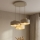 Brilagi - Suspension sur câble SPRING 3xE27/60W/230V beige/doré