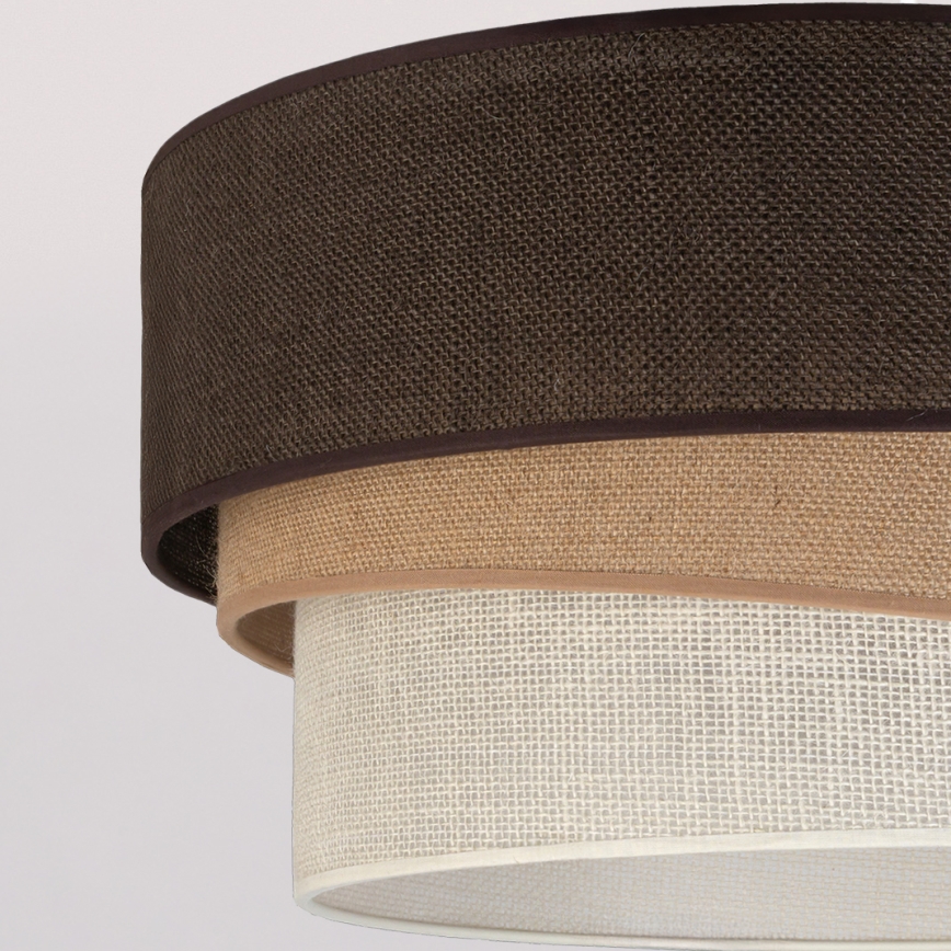 Brilagi - Suspension sur câble TRIO 1xE27/60W/230V Ø 40 cm marron/beige/blanc