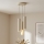 Brilagi - Suspension sur câble TUBE 3xGU10/15W/230V beige/doré