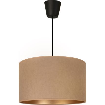 Brilagi - Suspension sur câble VELVET 1xE27/60W/230V Ø 40 cm beige/doré