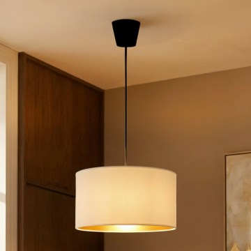 Brilagi - Suspension sur câble VELVET 1xE27/60W/230V Ø 40 cm crème/doré