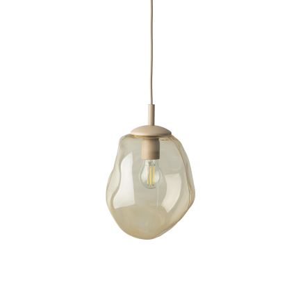 Brilagi - Suspension sur câble VULCANO 1xE27/15W/230V beige/beige fumé