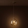 Brilagi - Suspension sur câble VULCANO 1xE27/15W/230V diam. 25 cm bronze/beige fumé