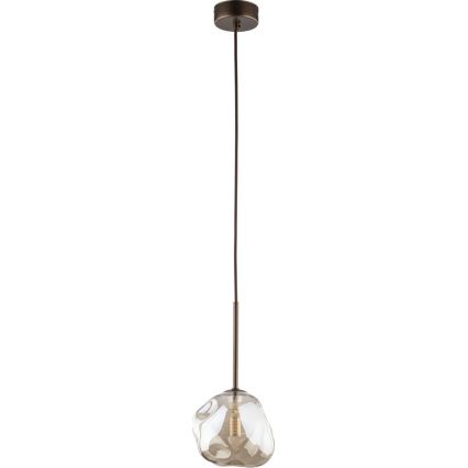 Brilagi - Suspension sur câble VULCANO 1xG9/8W/230V marron/beige fumé