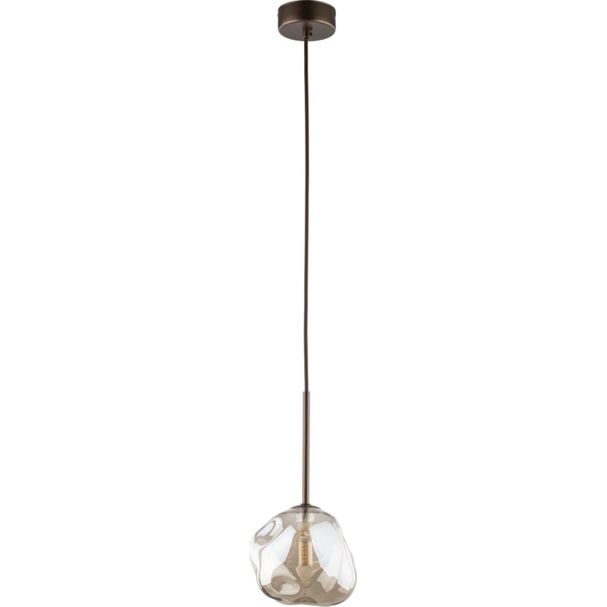 Brilagi - Suspension sur câble VULCANO 1xG9/8W/230V marron/beige fumé