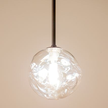 BRILAGI - Suspension sur câble VULCANO 1xG9/8W/230V Ø 15 cm bronze / beige fumé
