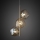 Brilagi - Suspension sur câble VULCANO 3xG9/8W/230V doré/beige fumé