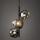 Brilagi - Suspension sur câble VULCANO 3xG9/8W/230V noir/noir fumé