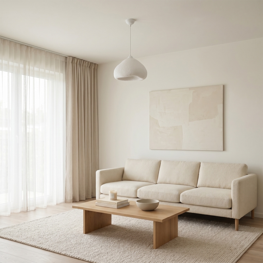 Brilagi - Suspension sur câble WABI SABI 1xE27/40W/230V Ø 32 cm blanche