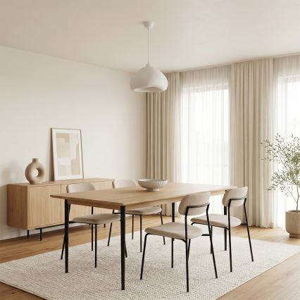 Brilagi - Suspension sur câble WABI SABI 1xE27/40W/230V Ø 32 cm blanche