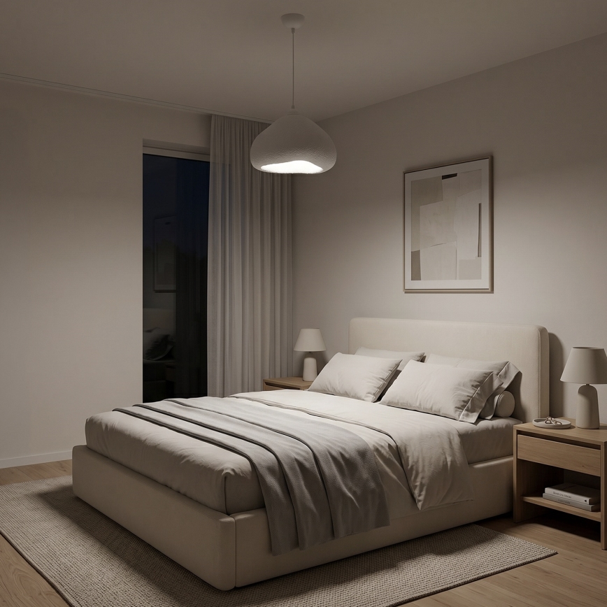 Brilagi - Suspension sur câble WABI SABI 1xE27/40W/230V Ø 32 cm blanche