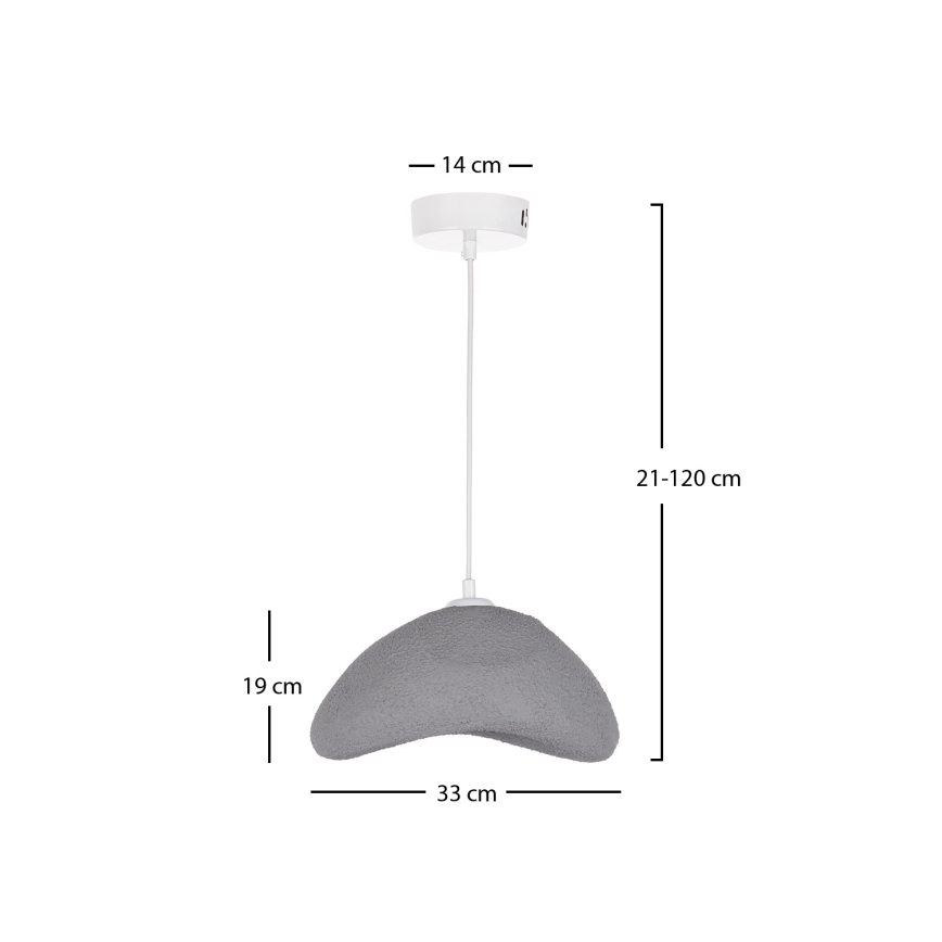 Brilagi - Suspension sur câble WABI SABI 1xE27/40W/230V Ø 33 cm gris