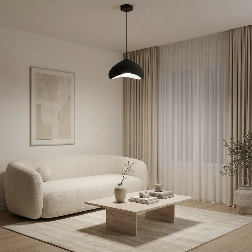 Brilagi - Suspension sur câble WABI SABI 1xE27/40W/230V Ø 33 cm noire