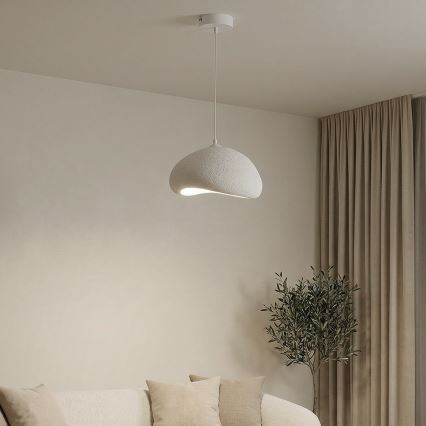 Brilagi - Suspension sur câble WABI SABI 1xE27/40W/230V Ø 35 cm blanche
