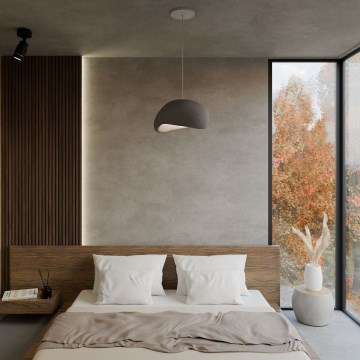 Brilagi - Suspension sur câble WABI SABI 1xE27/40W/230V Ø 35 cm gris