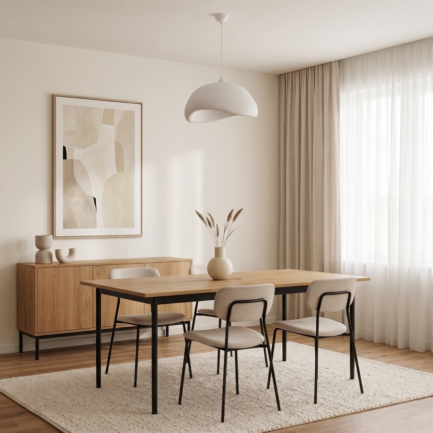 Brilagi - Suspension sur câble WABI SABI 1xE27/40W/230V Ø 42 cm blanche