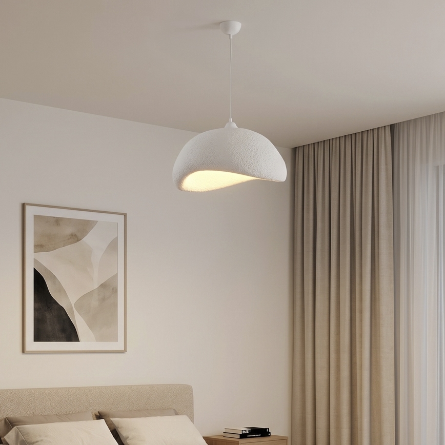 Brilagi - Suspension sur câble WABI SABI 1xE27/40W/230V Ø 42 cm blanche
