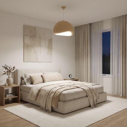 Brilagi - Suspension sur câble WABI SABI 1xE27/40W/230V Ø 50 cm beige
