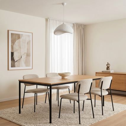 Brilagi - Suspension sur câble WABI SABI 1xE27/40W/230V Ø 52 cm blanche