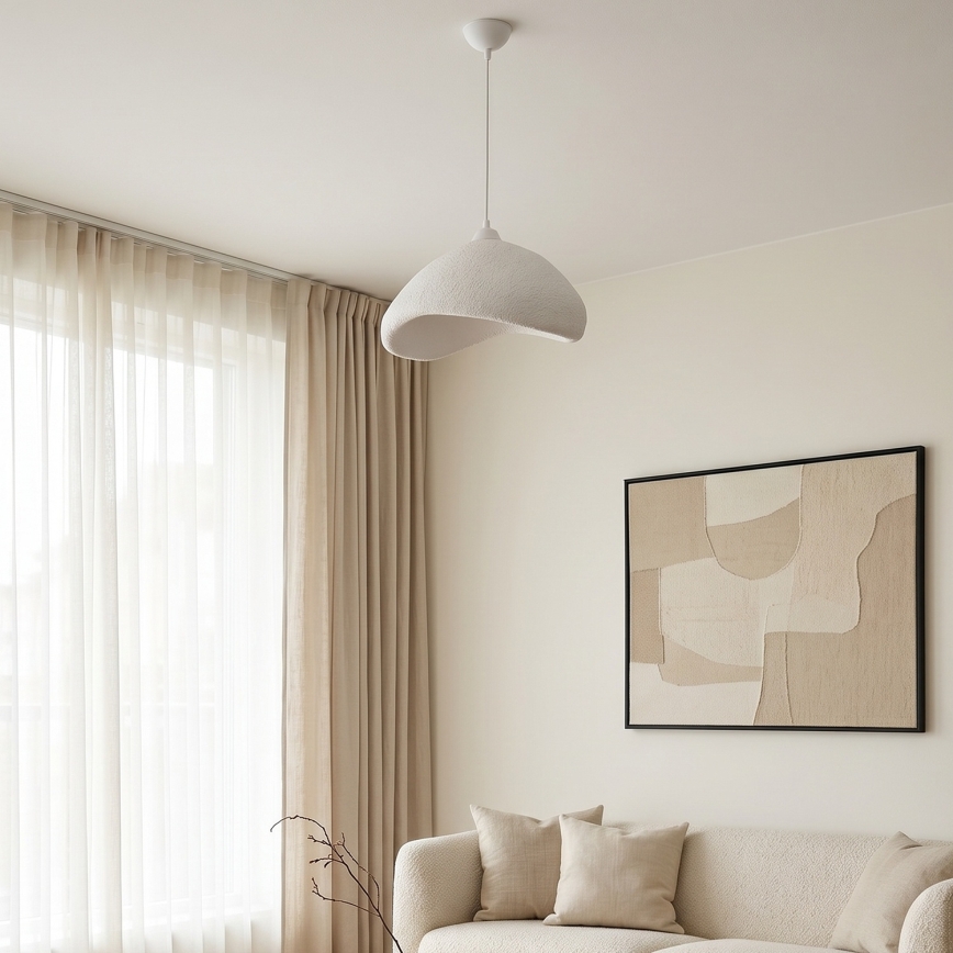 Brilagi - Suspension sur câble WABI SABI 1xE27/40W/230V Ø 52 cm blanche