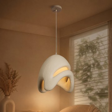BRILAGI - Suspension sur câble WABI SABI 1xE27/60W/230V Ø 35 cm blanche