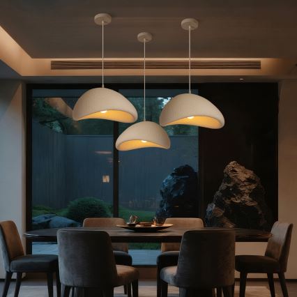 BRILAGI - Suspension sur câble WABI SABI 1xE27/60W/230V Ø 40 cm blanche
