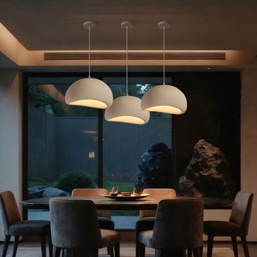 BRILAGI - Suspension sur câble WABI SABI 1xE27/60W/230V Ø 40 cm blanche