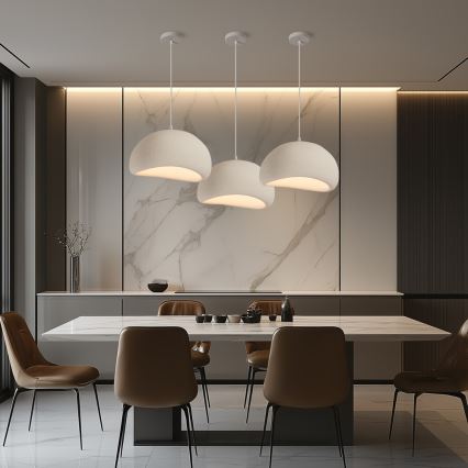 BRILAGI - Suspension sur câble WABI SABI 1xE27/60W/230V Ø 40 cm blanche
