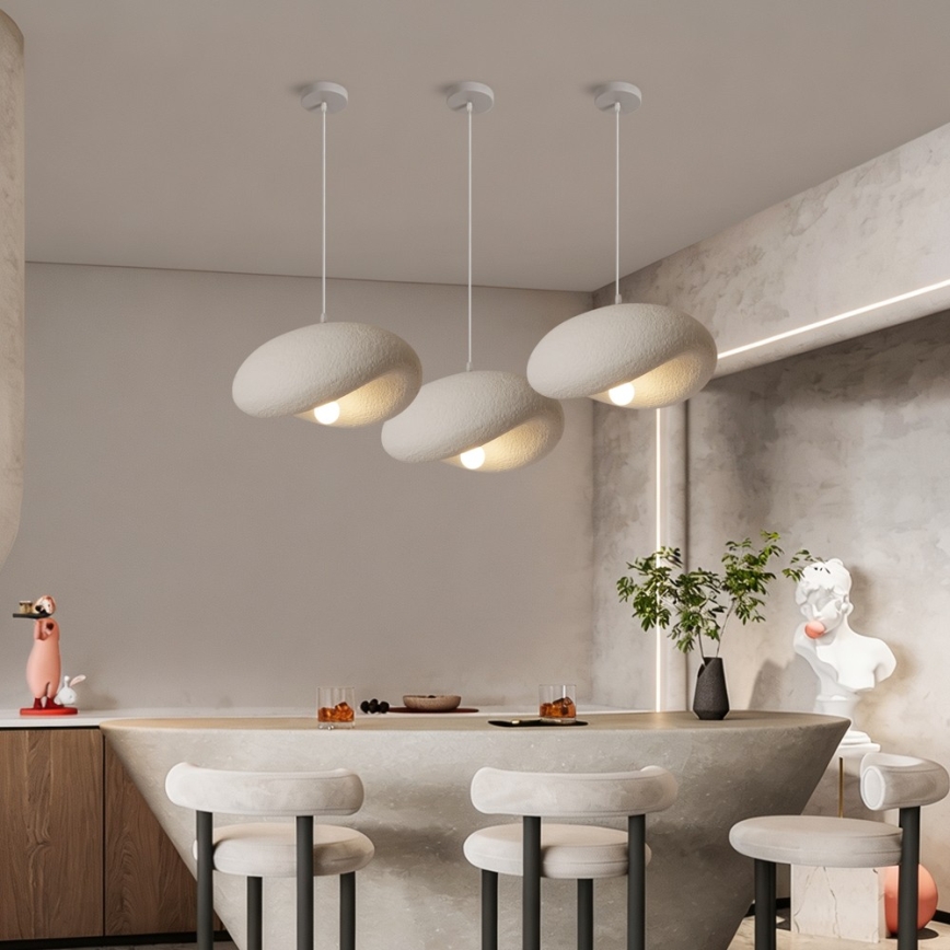 BRILAGI - Suspension sur câble WABI SABI 1xE27/60W/230V Ø 40 cm blanche