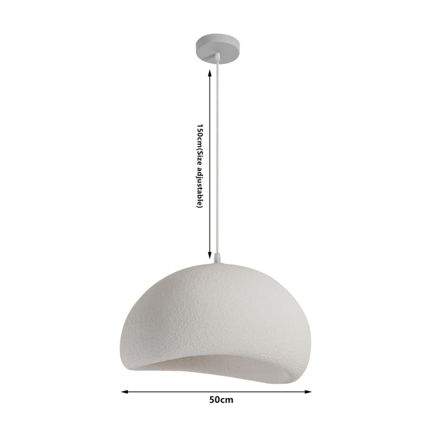 BRILAGI - Suspension sur câble WABI SABI 1xE27/60W/230V Ø 50 cm blanc