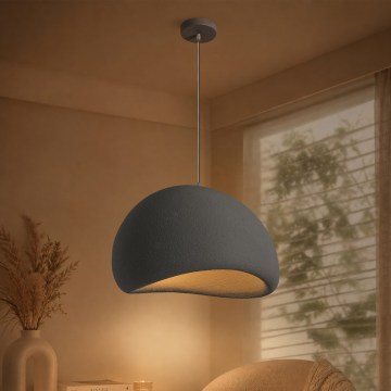 BRILAGI - Suspension sur câble WABI SABI 1xE27/60W/230V Ø 50 cm gris