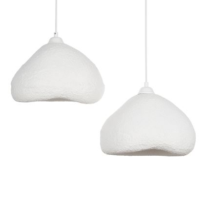 Brilagi - Suspension sur câble WABI SABI 2xE27/40W/230V Ø 45 cm blanche
