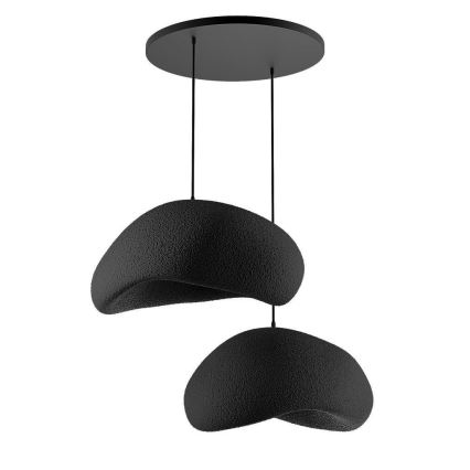 Brilagi - Suspension sur câble WABI SABI 2xE27/40W/230V Ø 60 cm noire