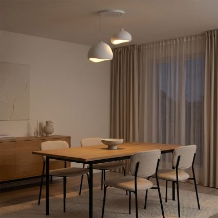 Brilagi - Suspension sur câble WABI SABI 2xE27/40W/230V Ø 70 cm blanche
