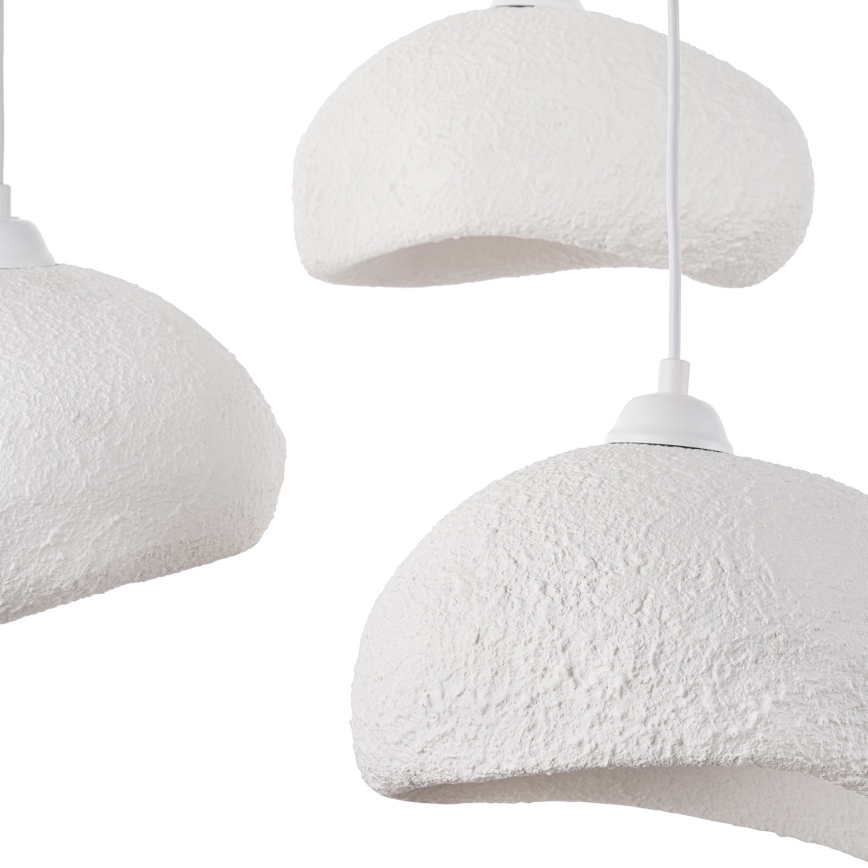 Brilagi - Suspension sur câble WABI SABI 3xE27/40W/230V Ø 60 cm blanche