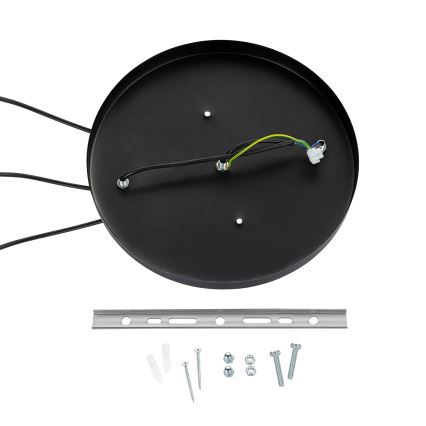 Brilagi - Suspension sur câble WABI SABI 3xE27/40W/230V Ø 60 cm noir